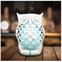 Load image into Gallery viewer, Ceramic Owl Essential Oil Diffuser
