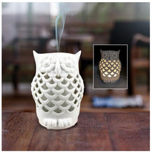 Load image into Gallery viewer, Ceramic Owl Essential Oil Diffuser