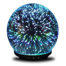 Load image into Gallery viewer, 200ML Ultrasonic Glass Diffuser with 3D LED Mood Light Effect in many colors – Main