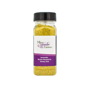 Brown Mustard Lavender Honey Rub