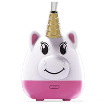 Load image into Gallery viewer, Aromatherapy Unicorn Children&#39;s Room Diffuser for Essential Oils front view.
