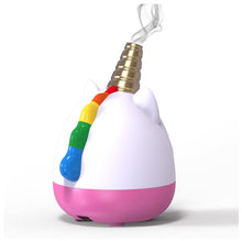 Load image into Gallery viewer, Aromatherapy Children&#39;s Room Unicorn Diffuser for Essential Oils rear view.
