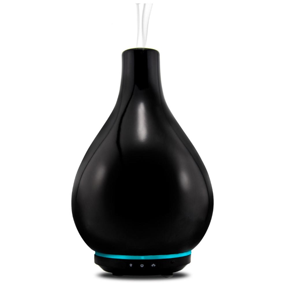 Stylish Black Porcelain Aromatherapy Essential Oil Diffuser - 2