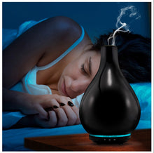 Load image into Gallery viewer, Stylish Black Porcelain Aromatherapy Essential Oil Diffuser - 3
