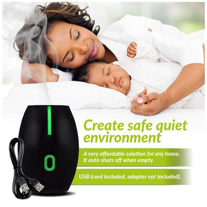 Compact Essential Oil Diffuser w/LED Changing Lights - 8