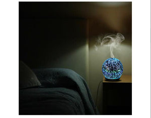 200ML Ultrasonic Glass Diffuser with 3D LED Light Effect in many colors – main 6